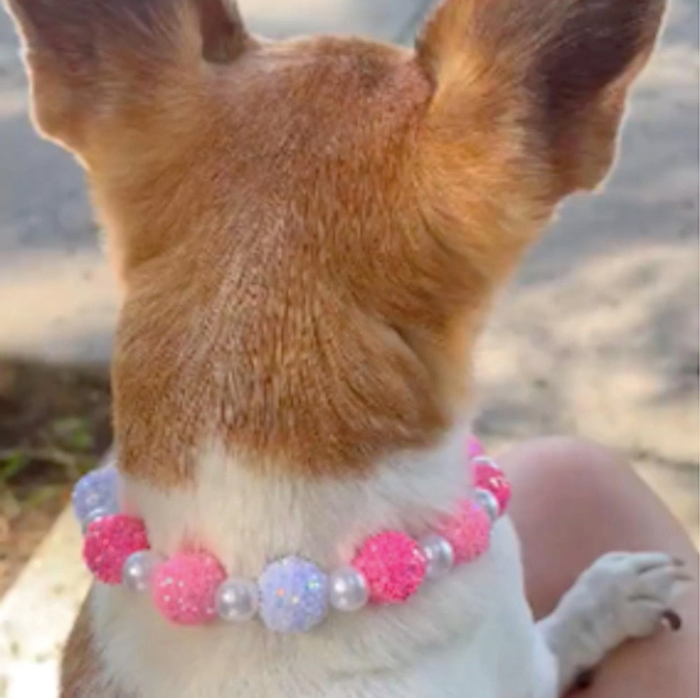 Versatile Elegant Sparkly Pet Necklace