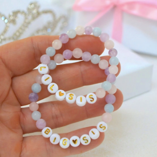 Colorful Morganite Gemstone Bracelets