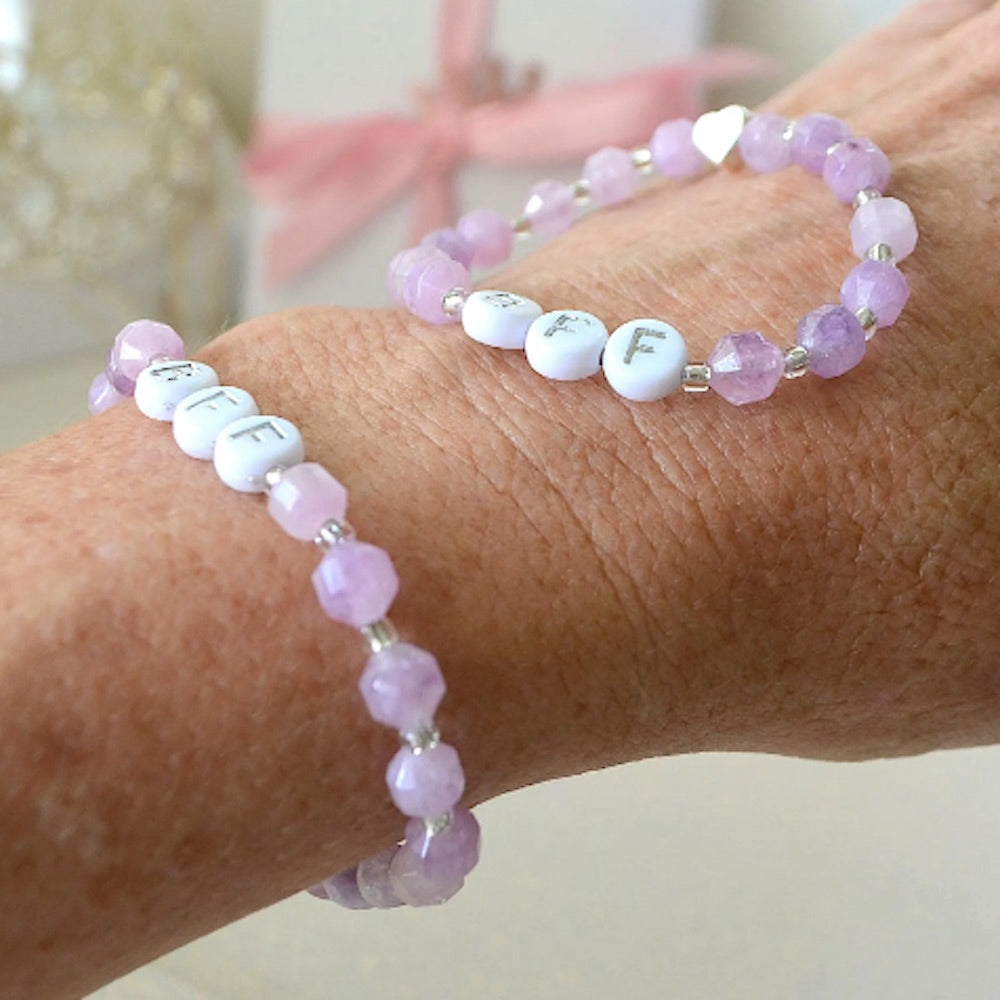 Unforgettable Amethyst Best Friends Bracelet - A Gift for Besties