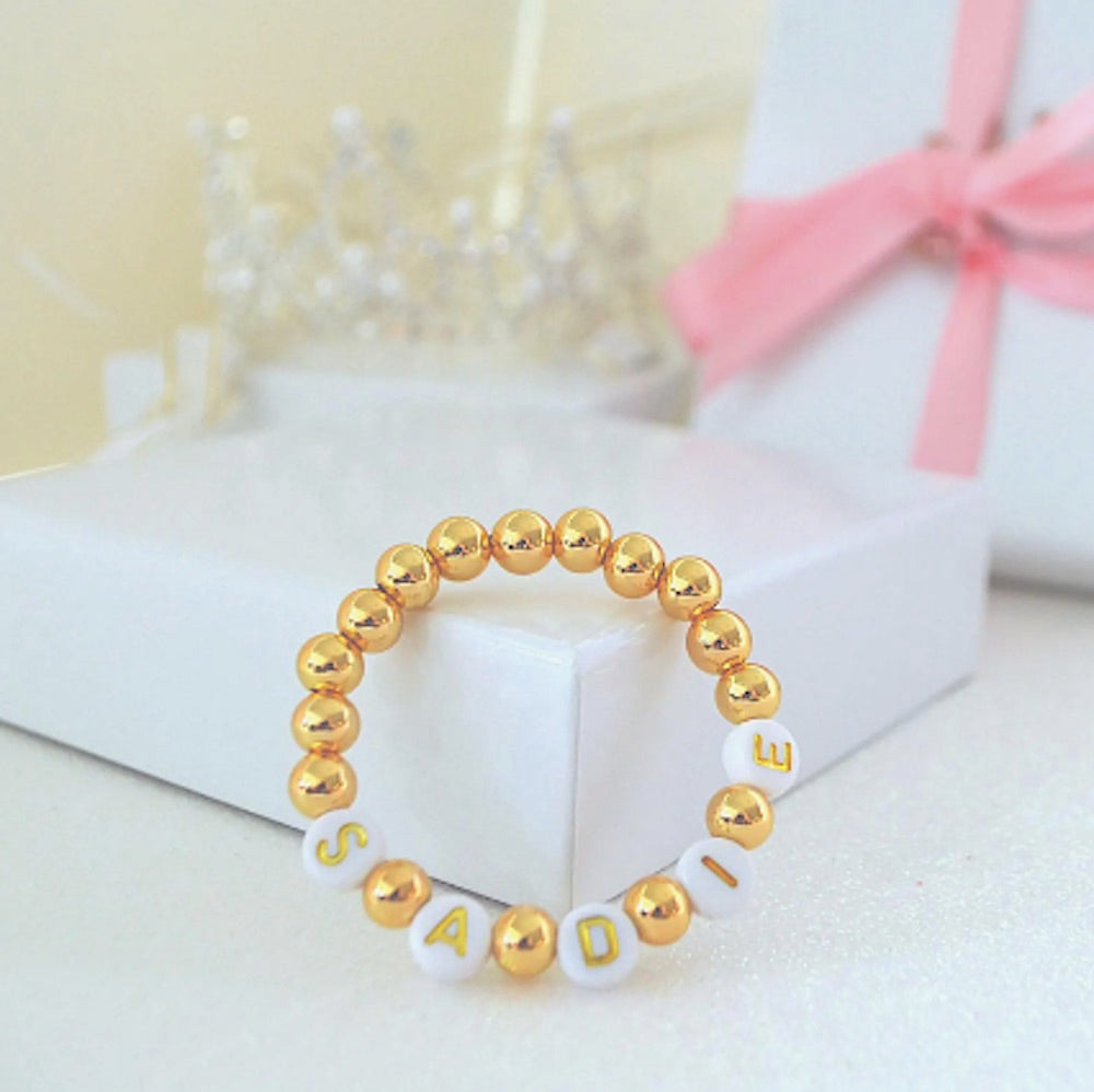 Unique Cutest Gold Beaded Bracelet