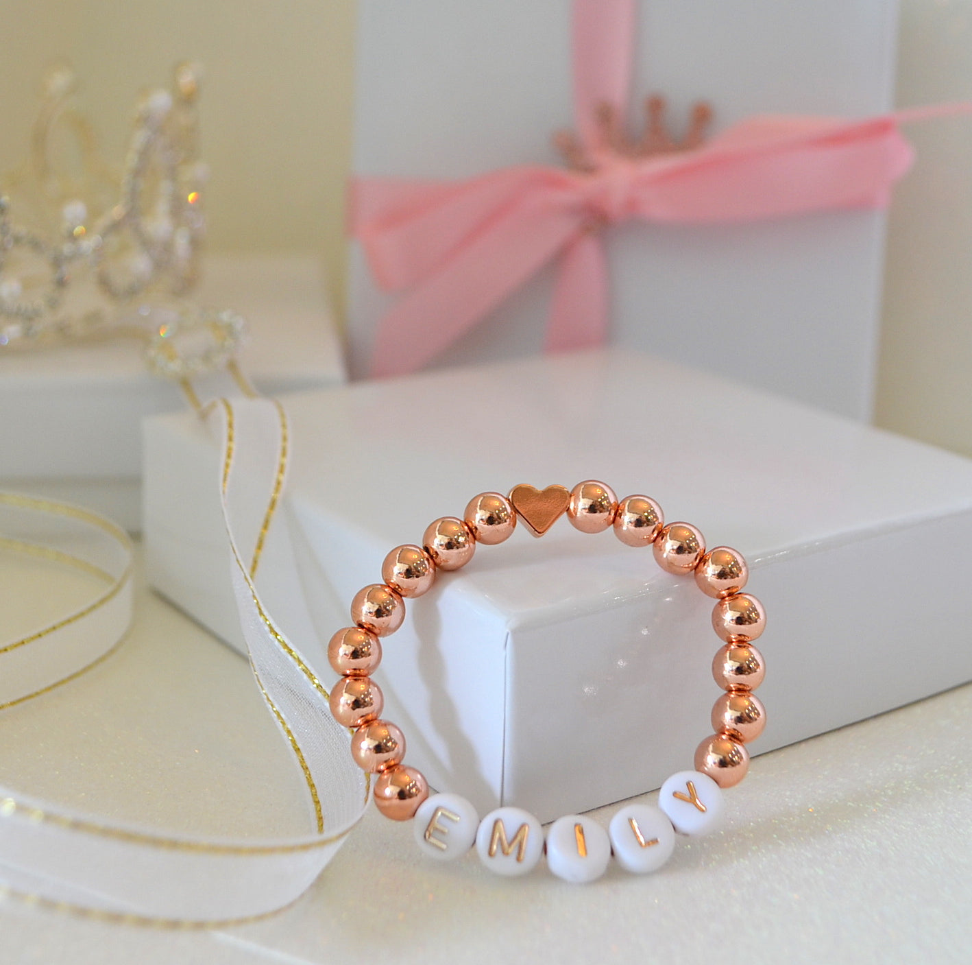 Rose Gold Heart Bracelet